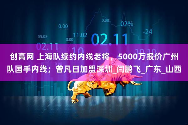 创高网 上海队续约内线老将，5000万报价广州队国手内线；曾凡日加盟深圳_闫鹏飞_广东_山西